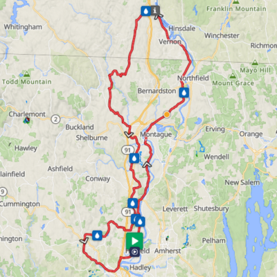 route map_100 mile